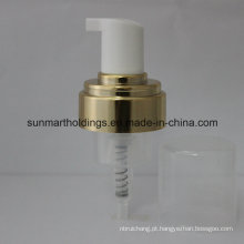 Bombea de espuma dourada de plástico UV de 43 mm com garrafa de estimação